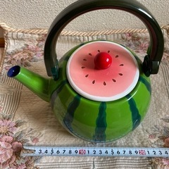 ホーローやかん　ケトル　スイカ　
