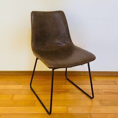 マナベインテリアハーツ ダイニングチェア パニッシュ コーヒー色...