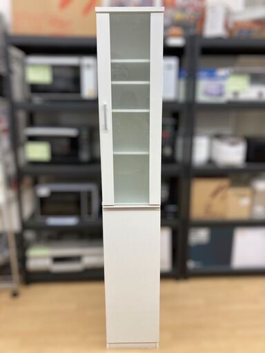 【REGASTOCK 川崎店】キッチンラック 食器棚 隙間収納 ホワイト 省スペース