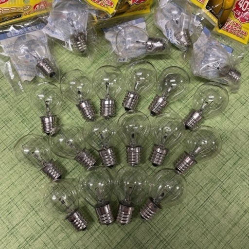 クリプトン形電球40W 21個セット