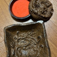 朱肉、皿