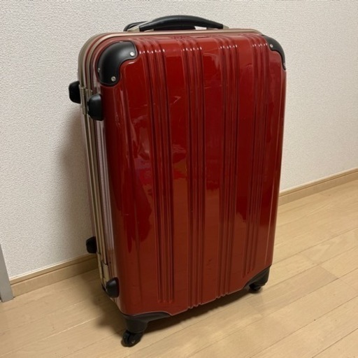 決まりました！引取りに来て下さる方限定 キャリーバッグ キャリーケース 赤