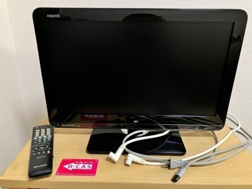 SHARP  AQUOS  液晶テレビ　19インチ