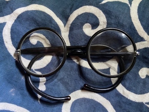 超レトロ　アンティーク　ビンテージ　丸メガネセルロイド巻き