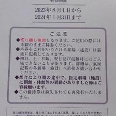 ♪おまけ付き♪東映　株主優待　1冊　2枚　12月〜1月♪エヴァン...