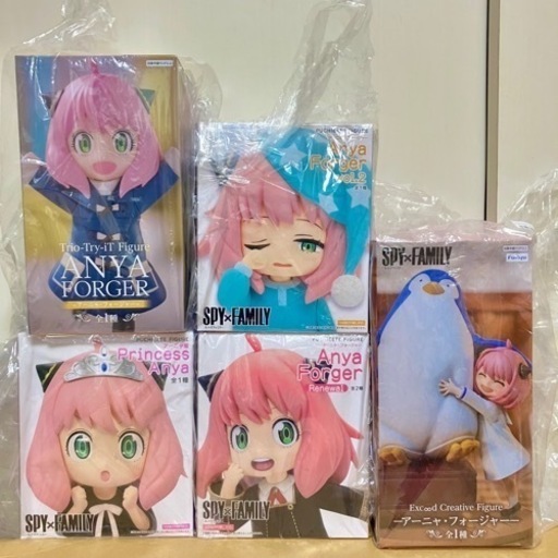 新品未使用 SPY×FAMILY アーニャ フィギュア5点