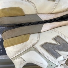newbalance M576 ホワイトガラスレザーUSA製の画像