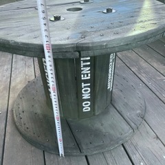 サイドテーブル・ガーデニングテーブル等/電線ドラム・ケーブルドラム・木製ドラムの画像