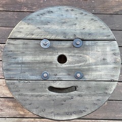 サイドテーブル・ガーデニングテーブル等/電線ドラム・ケーブルドラム・木製ドラムの画像