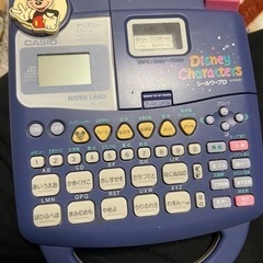 カシオ　ラベルプリンター　ディズニー