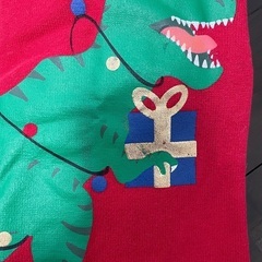 ②🌲🎅クリスマス🦖恐竜セーター男の子用の画像