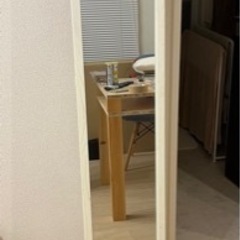 ニトリ　鏡　ホワイト