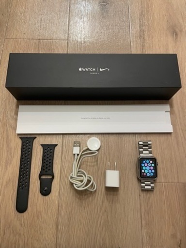 APPLE WATCH3 NIKE+ 42 バッテリー99%