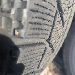 ５０プリウス　社外アルミ（Exceeder EXV ５本スポーク→純正に似ています）195/65R15　6.5J+オフセット40 PCD100　ブリジストン　ブリザックＶRX2019モデル　2本の画像