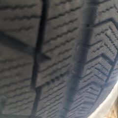 ５０プリウス　社外アルミ（Exceeder EXV ５本スポーク→純正に似ています）195/65R15　6.5J+オフセット40 PCD100　ブリジストン　ブリザックＶRX2019モデル　2本の画像