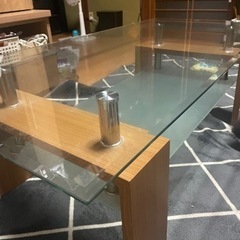ガラステーブル120X60サイズの画像