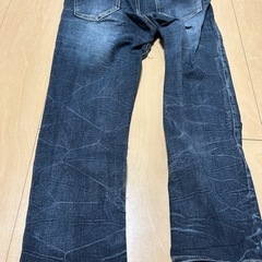 デニムパンツ 7分丈の画像