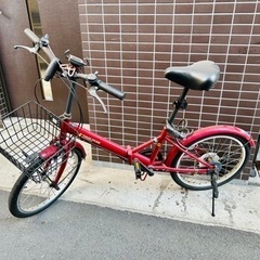 【譲渡先決まりました】折りたたみ自転車