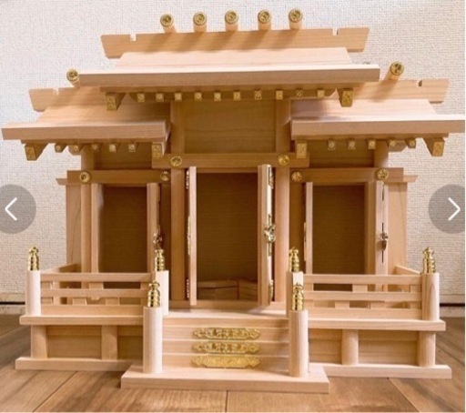 神棚 屋根違三社 小 14号