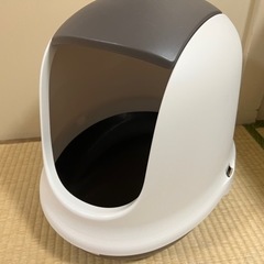 リッチェル 猫トイレ フード付きの画像