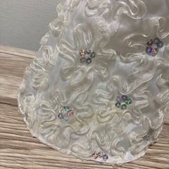 ウェディングドレス　トルソーアクセサリーかけの画像