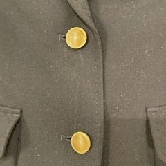 UNIQLO黒ジャケットM金ボタン　の画像