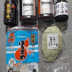 お話中。焼肉タレ、ブレンディ、醤油、春雨、半生素麺