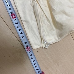【お譲り先決定】無地　シングル　敷布団カバー　クリーム
