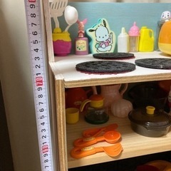おもちゃのキッチンセット手作りの画像