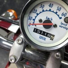更に値下げしました❗️動画あります。最高速70ｋｍオーバー❗️東京都板橋区高島平から　ヤマハ　VINO ビーノ　5AU型　 整備済みでそのまま乗れます　2サイクルのモデルです 　原付き　原チャリ　50cc　スクーター 　安い　お買い得ですの画像