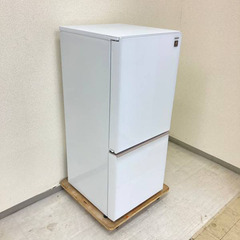 どっちもドア?】冷蔵庫SHARP 137L 2017年製 SJ-GD14D-W 洗濯機ニトリ 6kg