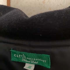 earth フード付きコートの画像