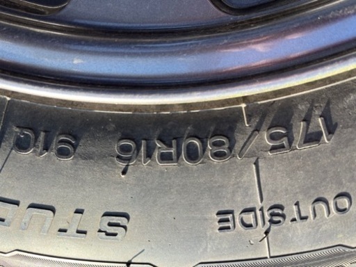 ジムニー　スタッドレス　ホイール　175/80R16