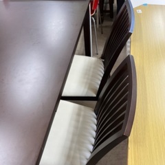 J3015 NITORI ニトリ　ダイニングテーブルセット 引き出し付ダイニングテーブル 椅子4脚付 クリーニング済み