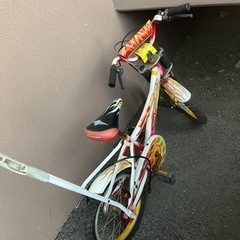 子供自転車　16  自転車　外遊び　男の子　おもちゃ　自転車　コマあり