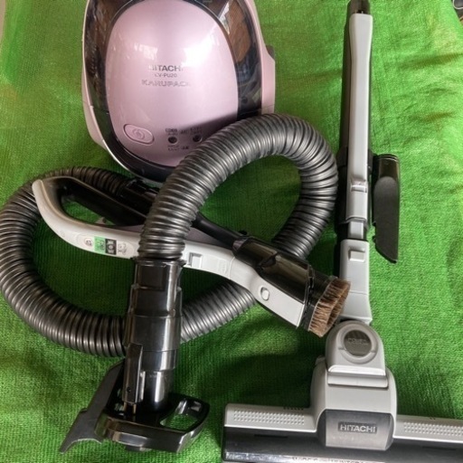 中古 動作確認済 日立 HITACHI パワーブラシ搭載 紙パック式クリーナー 掃除機 かるパック CV-PU20 2011年製