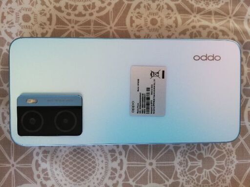 中古OPPO A77 ブルー 128 GB SIMフリー OPPO A77 ブルー 128 GB