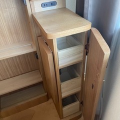 受渡決定元値6万　ニトリ　姿見ドレッサー　鏡台　椅子付　美品　の画像