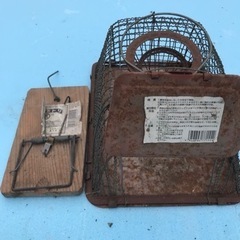 【中古品】ネズミ取り籠、板セット