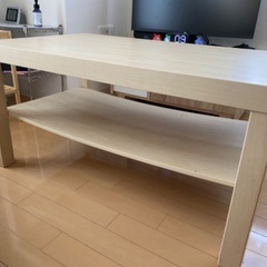 ローテーブル 棚付きの画像