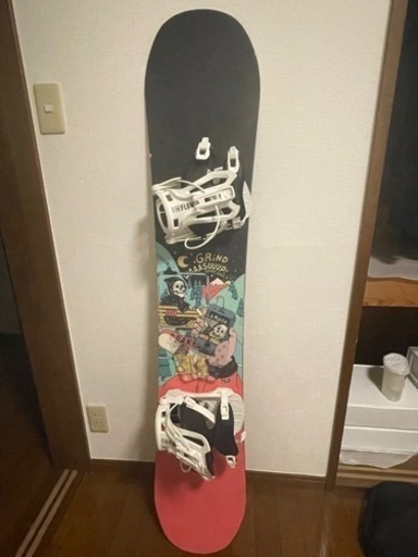 【最終値下げ】スノーボード、ビンディング、袋