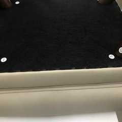 取引場所　南観音　K 2311-091 ニトリ　オットマン　ベージュ　素材表記なしの画像