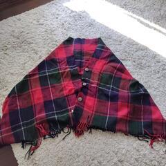 ikka ショール　ボタン付き