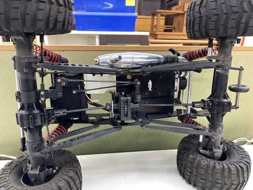 京商 マッドクラッシャー 送信機付き KT-231P＋ エンジン ラジコン kyosho MAD CRUSHER 通電のみ確認 札幌市