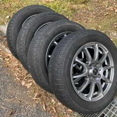 【受け渡し予定者決まりました】スタッドレスホイールセット　ハスラーの画像