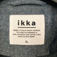 ikka シャンブレージャケット✨　L      　  今の時期
にピッタリです👍                  の画像