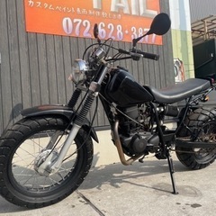 ★早い者勝ち！15万円　TW200 セル付き　ヤマハ　TW 実働車　ロンスイカスタム！前後タイヤバリ山！の画像