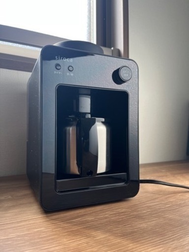 【新品・未開封】siroca SC-A371 BLACK コーヒーメーカー