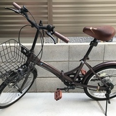 ２０インチ折り畳み自転車【ジャンク品】 