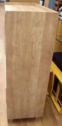 5段チェスト 幅80×奥行39×高さ120㎝ 引き出し８杯 北欧風 モダン家具 箪笥 タンス 衣類収納 収納家具 札幌 厚別店